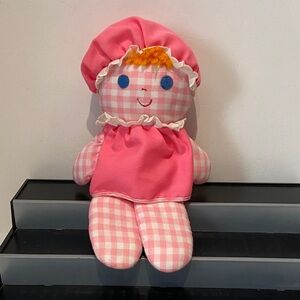 Vintage Fisher Price 1975 Lolly Rattle Doll #420
